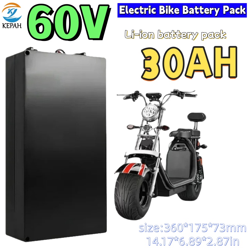 60V 50Ah Electric Scooter Battery - Harley için 60V 20Ah/30Ah/40Ah/50Ah 18650 Lityum