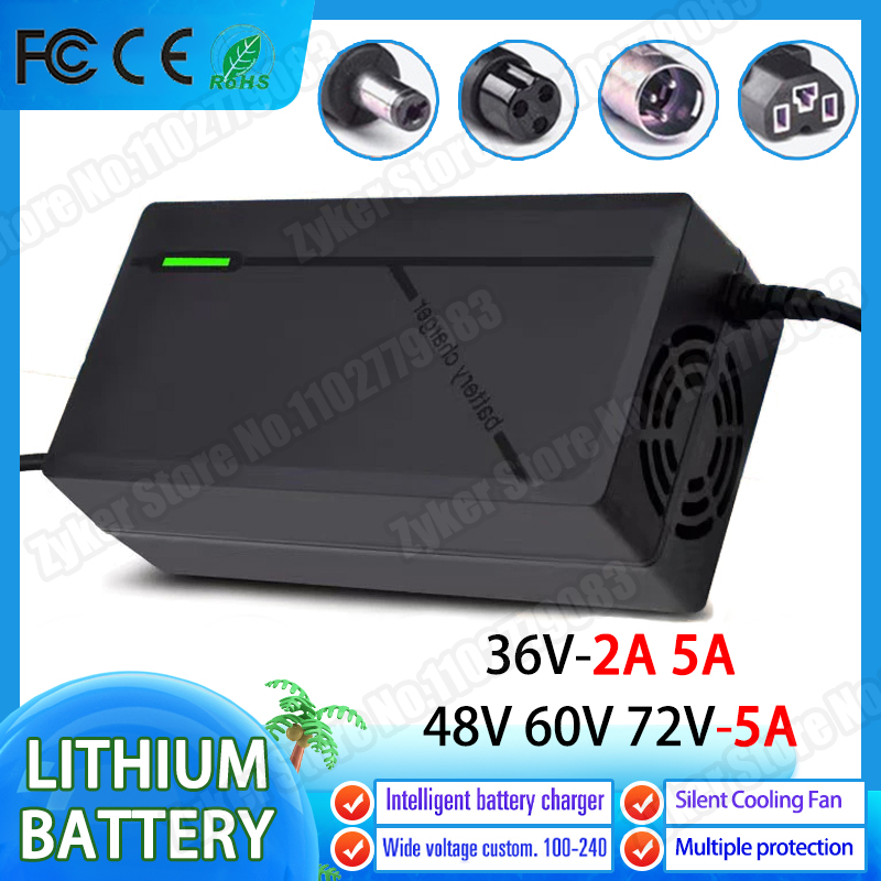 84V 20A Smart Charger - 36V 48V 60V 72V Şarj Cihazı