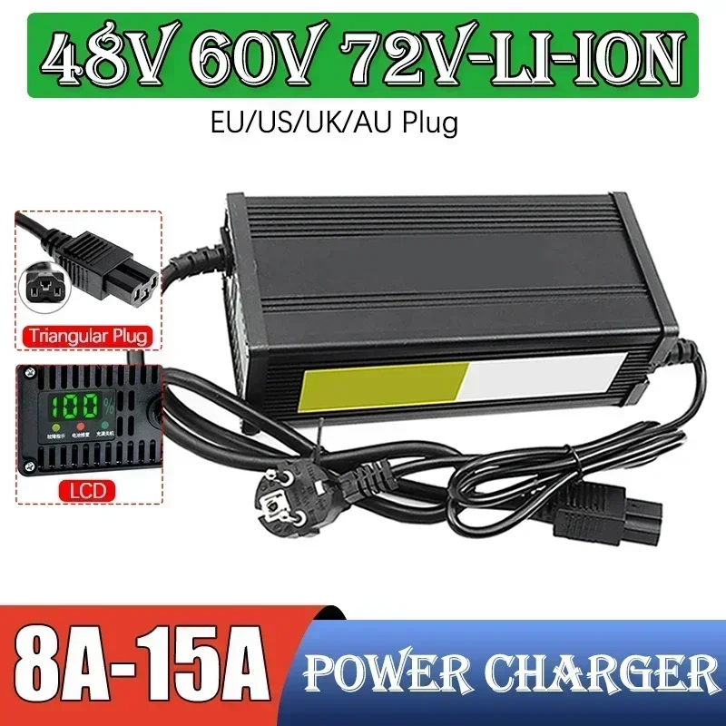 72V 15A Fast Charger - 48V 60V 72V Elektrikli Araç Lityum