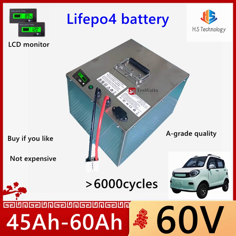 HS Lifepo4 60V 45Ah 50Ah 60Ah  - 60V 50Ah Electric Scooter Battery incelemesi ve fiyatı