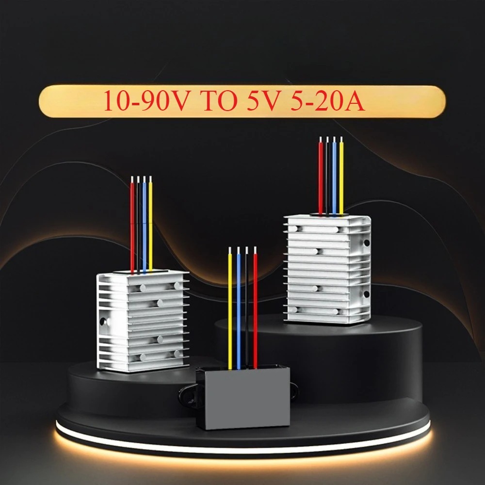 DC 10-90V - 5V Dönüştürücü 5Vo - 72V 15A Fast Charger incelemesi ve fiyatı