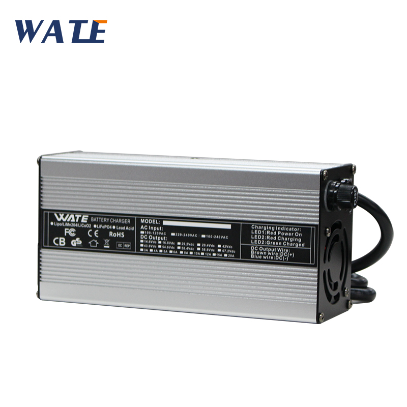 58.4V 12A LiFePO4 Pil Şarj Cih - 84V 20A Smart Charger incelemesi ve fiyatı