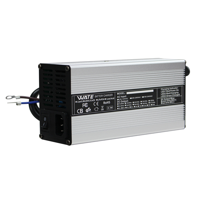 58.4V 12A LiFePO4 Pil Şarj Cih - 84V 20A Smart Charger incelemesi ve fiyatı
