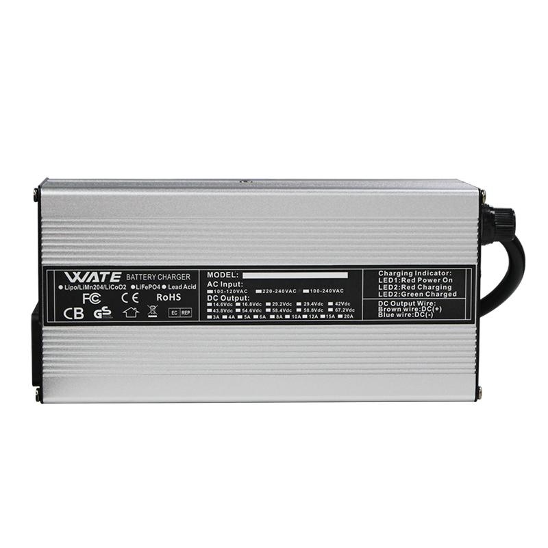 58.4V 12A LiFePO4 Pil Şarj Cih - 84V 20A Smart Charger incelemesi ve fiyatı